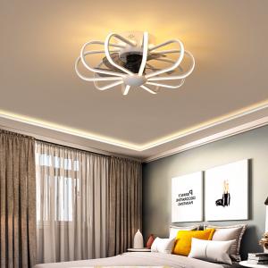 Quality Modern Led Ceiling Fan Light Nordic Bedroom Kitchen Living Room Restaurant invisible fan Light(WH-VLL-22) wholesale