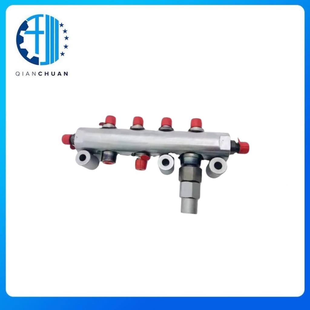 Fuel Common Rail 438-3416 For C6.4 Engine E320D Excavator Engine Parts