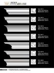 Polyurethane Cornice Moulding for Home Decoration in Traditional European Style