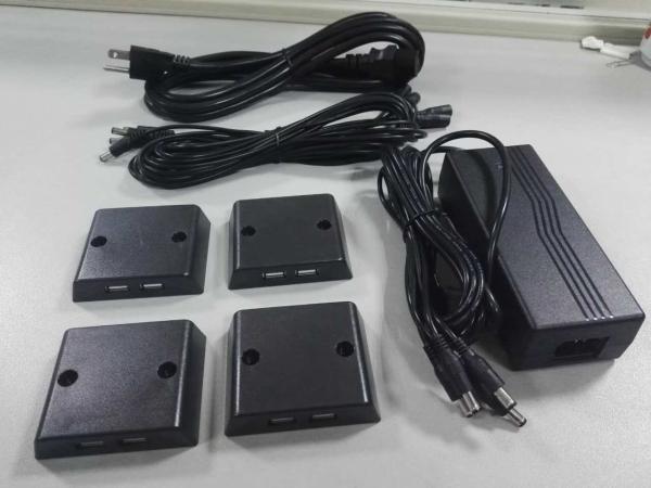 2 Port USB Charging Power Adapter , Multifunctional USB Charger Portable Surface
