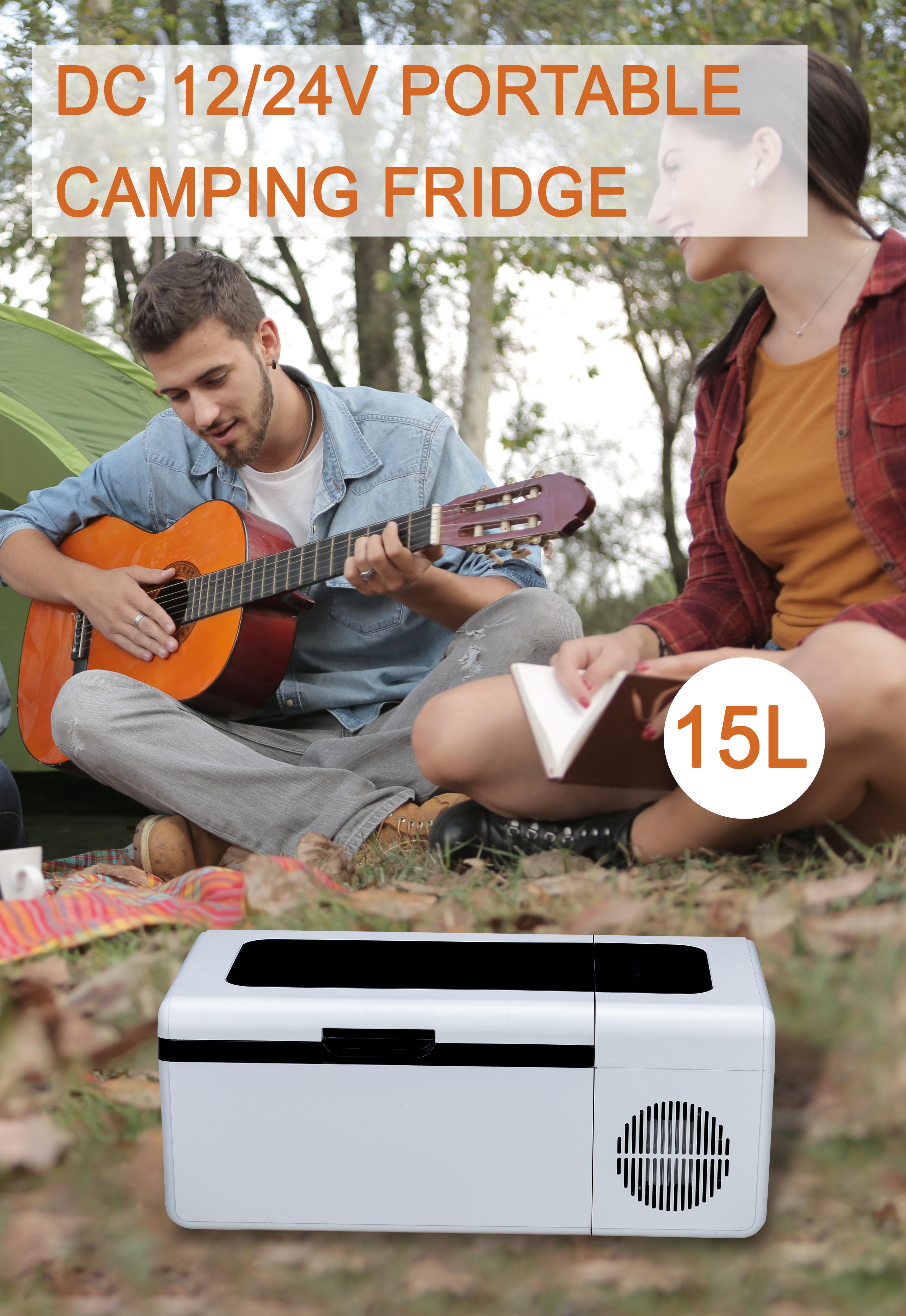 15L Portable Freezer Refrigerator For Roadtrip Picnic And Outdoor