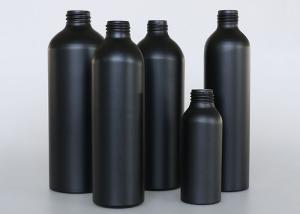 China 30ml  Black Small Aluminum Lotion Bottles Airless 30ml / 1oz 76mm Height on sale