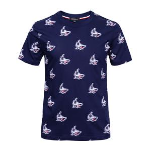 Quality Digital Printing Mens Designer T Shirts Viscose / Cotton Material Embroidered Technics wholesale