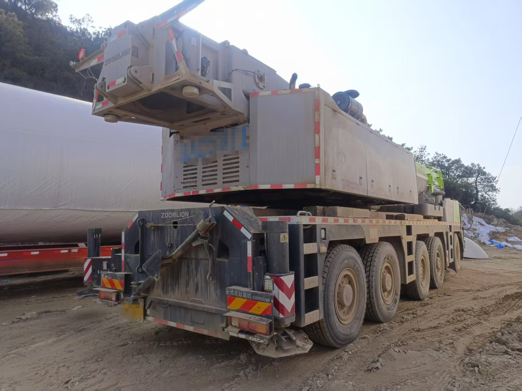 Seven-Arm Crane Jib ZAT1300V753 2019 Years Zoomlion Mobile Crane 130tons for Heavy-Duty Construction Projects