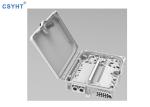 Mini FTTH Fiber Optic Termination Box Outdoor Waterproof 12 Cores With Splitter
