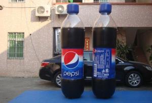 Quality Replicate PVC Inflatable Bottles Pepsi Cola Bottle For Trade Show wholesale
