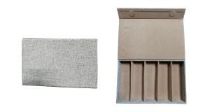 Quality Linen Multi Glasses Case box Eyewear Display Trays Sunglasses Storage Box wholesale