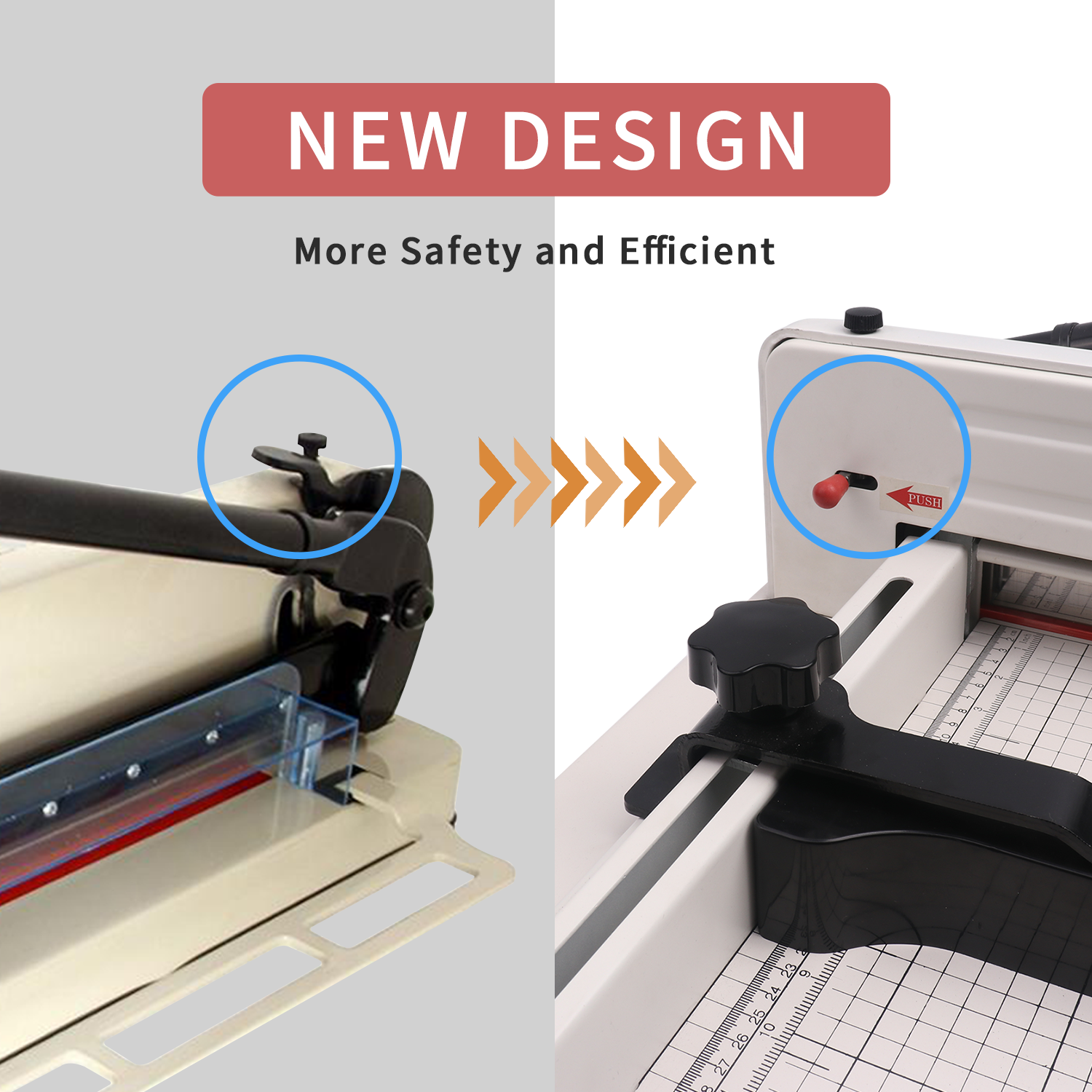 300mm Max. Workable Width White A4 Manual Heavy Duty Paper Cutter for Office Needs
