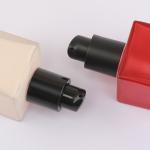 Square 30ml Frosted Glass Foundation Bottle For Cosmetic Packaging