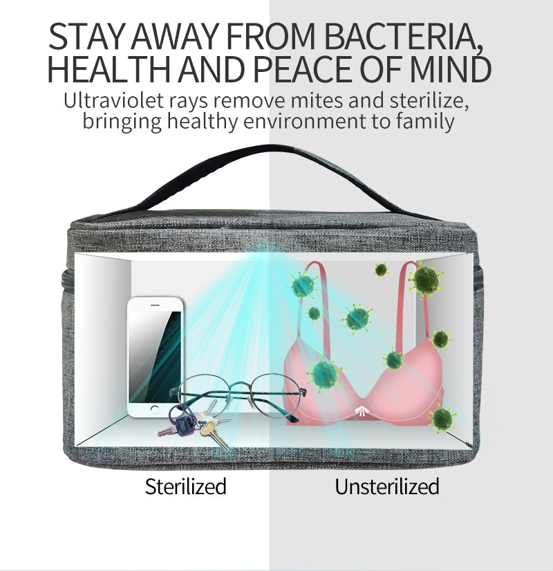 Leather Disinfection Bag UVC UV Sterilizer Lamp