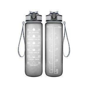 Quality UV Heat Transfer Plastic Sports Water Bottles Round Cup Gym Sports Bottle wholesale