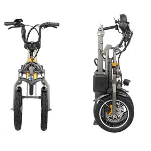 Quality 48V 250W Adult Folding Electric Bicycle Three Wheels Lithium 36V 10.4Ah Battery wholesale