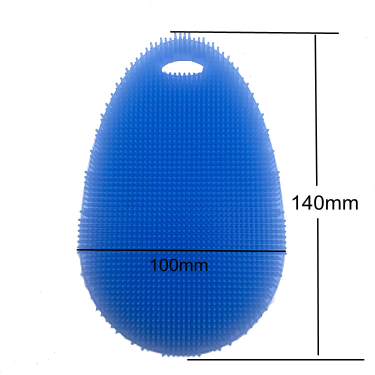 No Hurt The Skin Silicone Kitchen Brush Anti Oxidation Durable Soft, Household Cleaning Sponges
