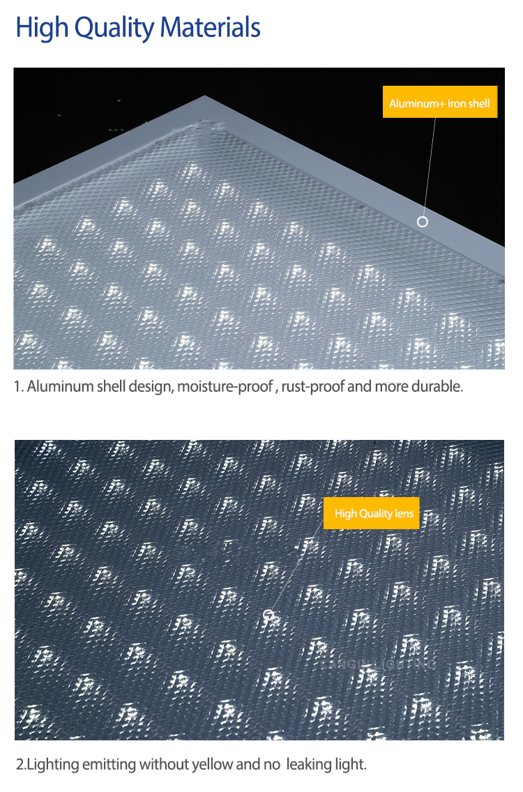 96W 120W 140W Led Ceiling Light For Office LED Back Light Panel Surface Mounted