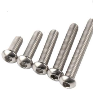 Quality Stainless steel Hex Socket Button Head Bolt Iso7380 Allen bolts wholesale