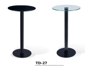 Quality Modern club round glass bar table furniture wholesale