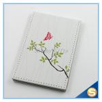 Pu Leather Wrapped Make Up Pocket Mirrors