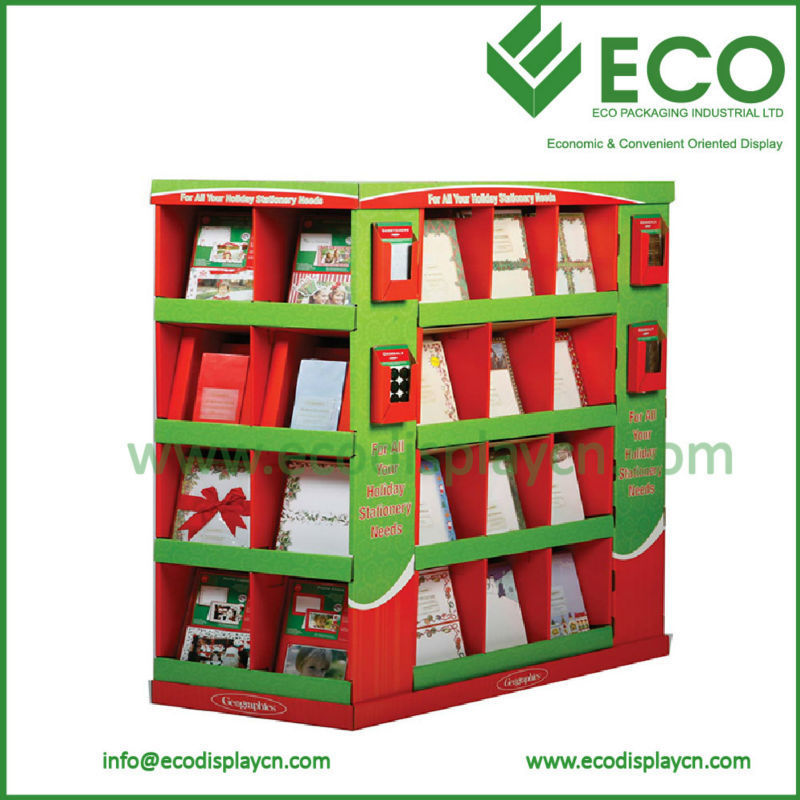 Pallet Display, Retail Cardboard Display, Big Display Stand For Greeting Card