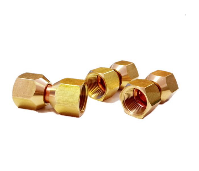 1/2" Brass Swivel Fitting Threaded Forged Swivel Nut Connector