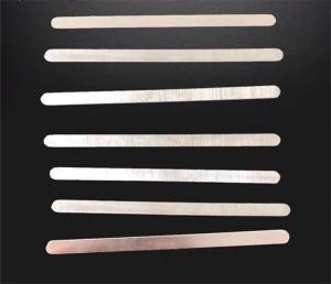 Quality 0.5mmx5mmx90mm Stamping Aluminum Nose Bridge For Face Mask wholesale