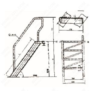 Quality Type B Bulwark Ladder wholesale