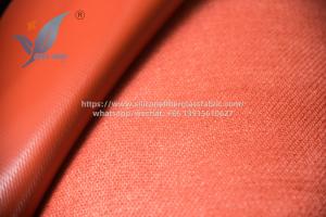Quality Soft Fireproof Silicone Fiberglass Fabric High Strength For Fire Doors wholesale