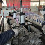 2-6m/Min Double Wall Corrugated Pipe Machine Sewer / Drainage Pipe Extruder