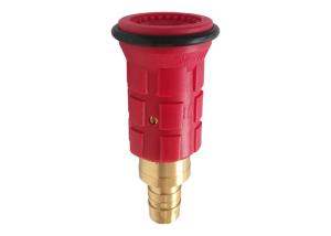Quality Adjustable Fire Hose Reel Nozzle , Brass Jet Nozzle for Fire Fighting , Nylon House wholesale