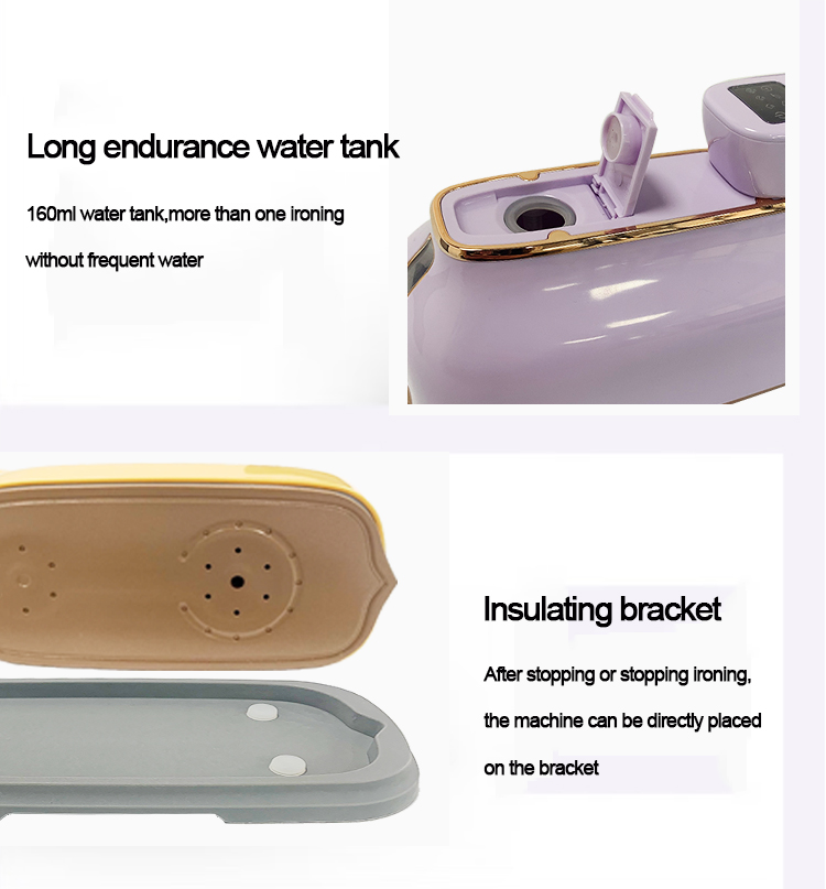 NO App-Controlled 220V Mini Professional Steam Iron for Travel and Garment Steaming