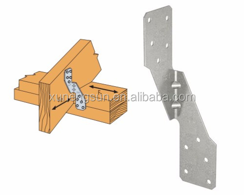 Fabrication Bracket Hurricane Tie Clip for Wood Connector Building Construction System