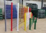 Powder Coated Curved Welded Wire Mesh Fence Perimeter Garden Fence