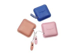 Quality Colorful 20mm Pink Retractable Tape Measure Body Personalized ABS PU Leather wholesale