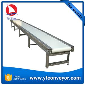 Quality Good Quality Food Stainless Steel Aluminum Type Antistatic Flat Belt Conveyor wholesale