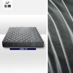 Black Striped Plaid 43D Jacquard Mattress Fabric High Strength