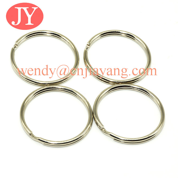 jiayang high quality bulk price 2.0mm wire key ring gold plated