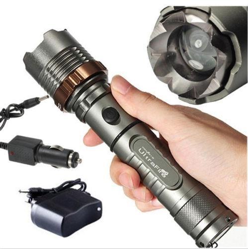 2000 Lms Ultrafire Cree XML T6 High Power Rechargeable 18650 Led Flashlight Torch