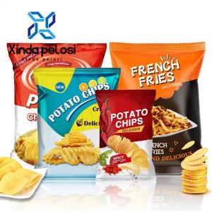Quality 9 Colors Laminated Flexible Packaging Roll Printed Plastic Bags For Food Packaging wholesale