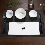 White New Spring Customize Logo Dinner Set Airline Dinnerware
