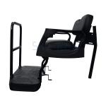 Plastic Deluxe Golf Cart Rear Seat Kits For Ezgo RXV-Black / Tan