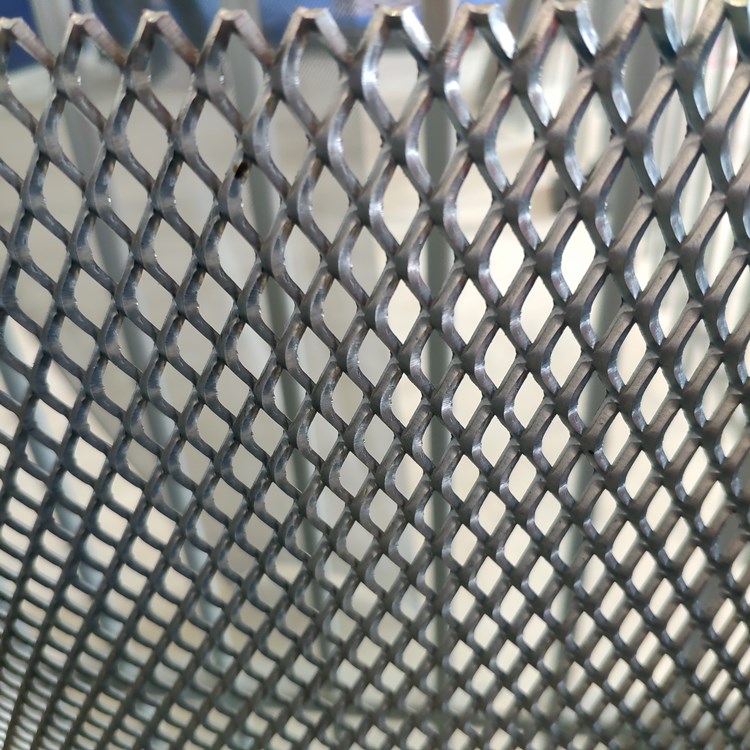 yellow color bigh hole expanded metal meshsheet for gate decorative
