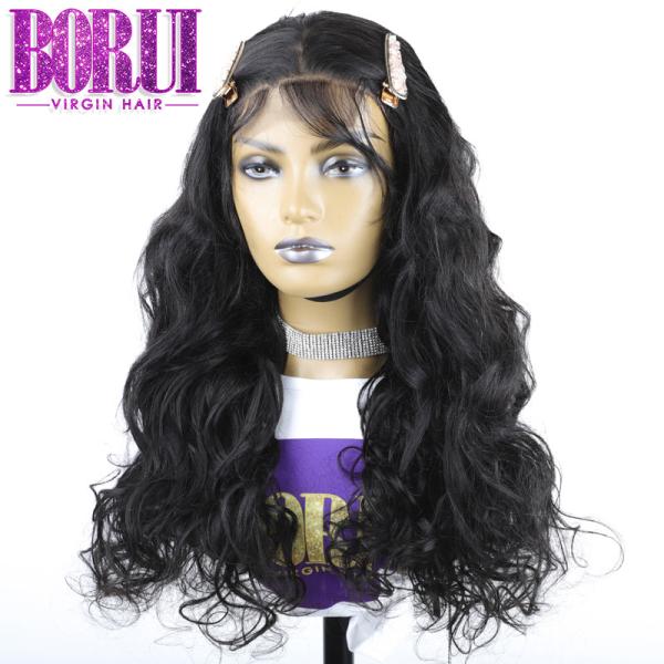 Hand Made Customized Hairline Wigs 250% Density Body Wave Lace Wig With Baby