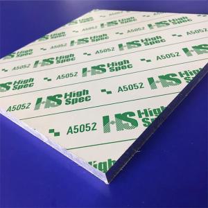 Quality 5052 / 5083 Grade Flat Cast Aluminum Plate Ultra Flatness Surface wholesale