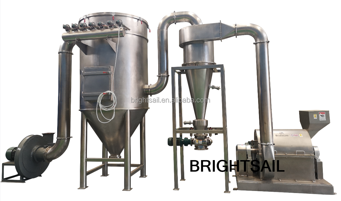 Powder spice hammer mill grinding machine spice chilli grinder with CE from Brightsail