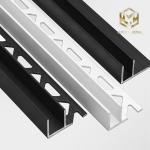 Glass Aluminum F Channel Profile U Extrusion Glass Holder Profile For Shower