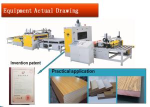 Quality 2-50mm PVC Film Coating Machine Laminating Panel PUR Laminating Line 1300mm wholesale