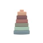 Teething Triangle Silicone Baby Stacking Toys 100% Food Grade