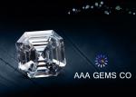7 MM Supper White Diamond Moissanite , Asscher Cut Moissanite