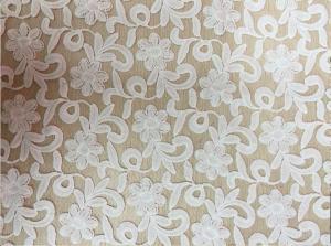 Quality Black Water Soluble Embroidery Applique for Wedding Bridal Dress wholesale