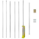 Aluminum Multiband Dipole Antenna For Outdoor Communication with Cu Radiating