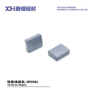 Quality 150 Tons Of Pressure Pressed Curved Permanent Magnet Ferrite For Fan Motors W008J wholesale